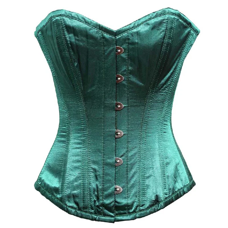 ELEGANT GREEN SATIN