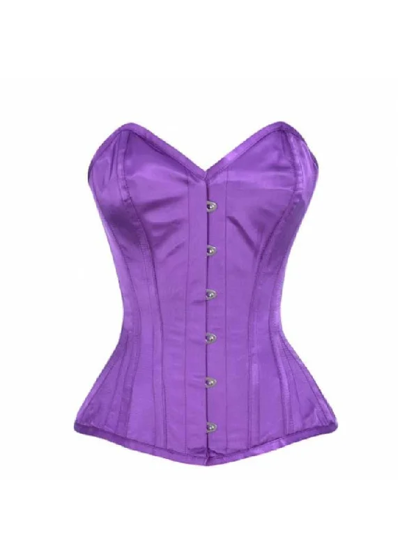 ELEGANT PURPLE SATIN