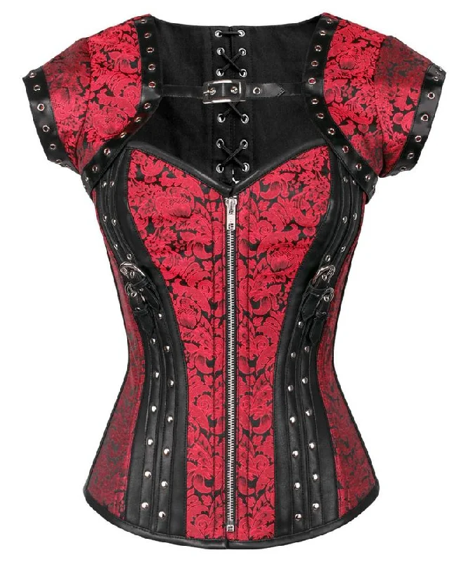 Peyton Steampunk Overbust Corset with Bolero