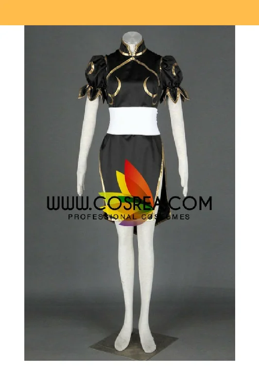 Street Fighter Chun Li Black Cosplay Costume