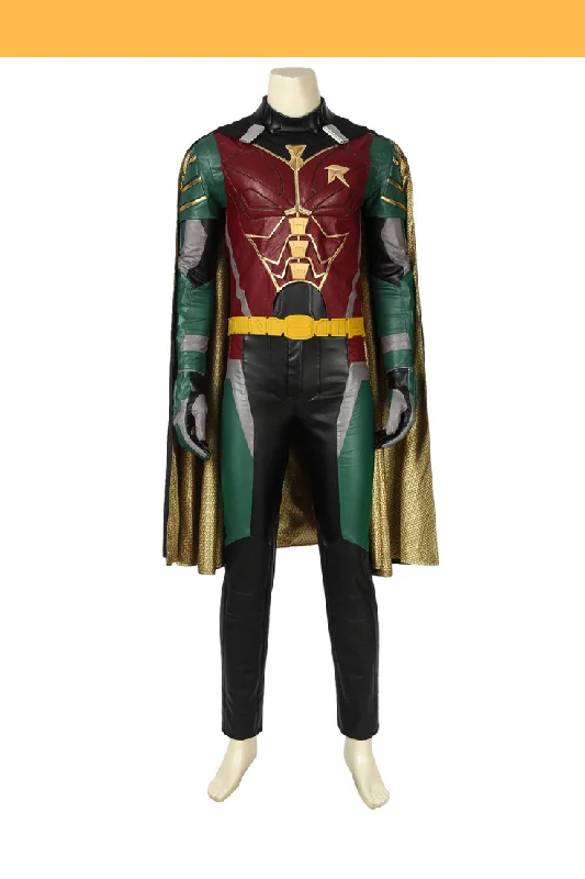 Titan Robin Metallic PU Leather Cosplay Costume