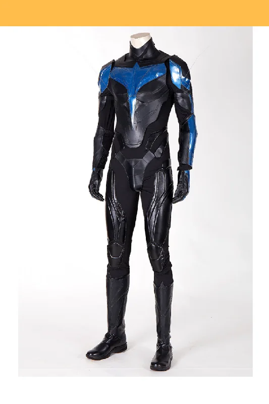 Titans Nightwing PU Leather Cosplay Costume