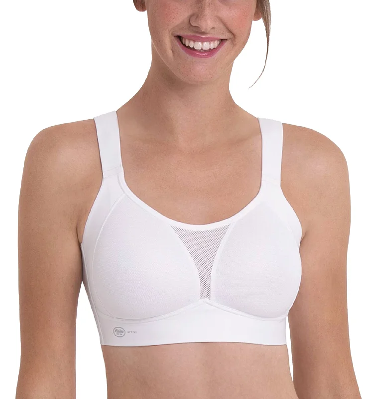 Anita Smart Control Firm Support Wireless Sports Bra (5530) - White