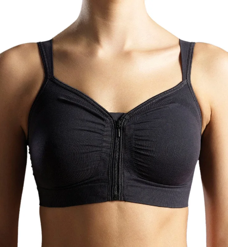 Carefix Anna Sleep/Comfort Zipper Bra (327050) - Black