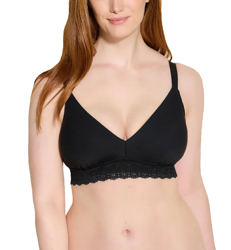 Cosabella Giulia Modal CURVY Scoop Bralette (GIULA1302) - Black