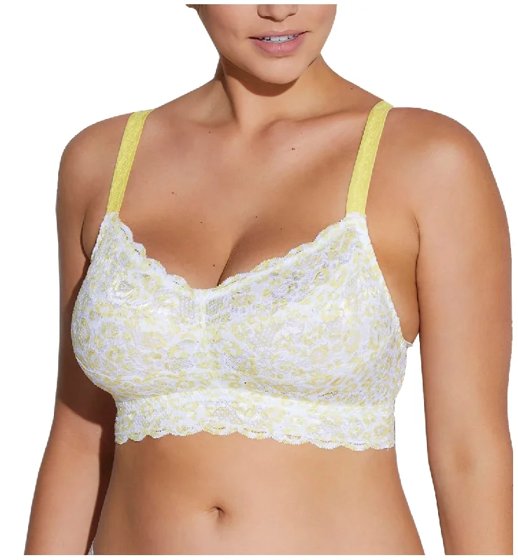 Cosabella Never Say Never Printed CURVY Sweetie Bralette (NEVEP1310) - Animal Limone