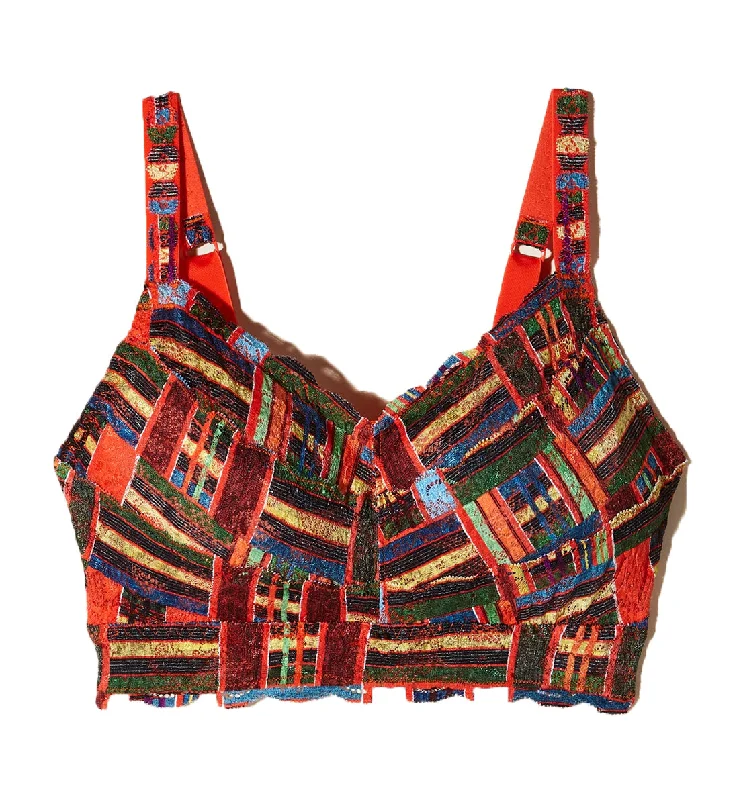 Cosabella Never Say Never Printed CURVY Sweetie Bralette (NEVEP1310) - Kente