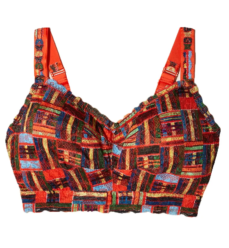 Cosabella Never Say Never Printed SUPER CURVY Sweetie Bralette (NEVEP1340) - Kente