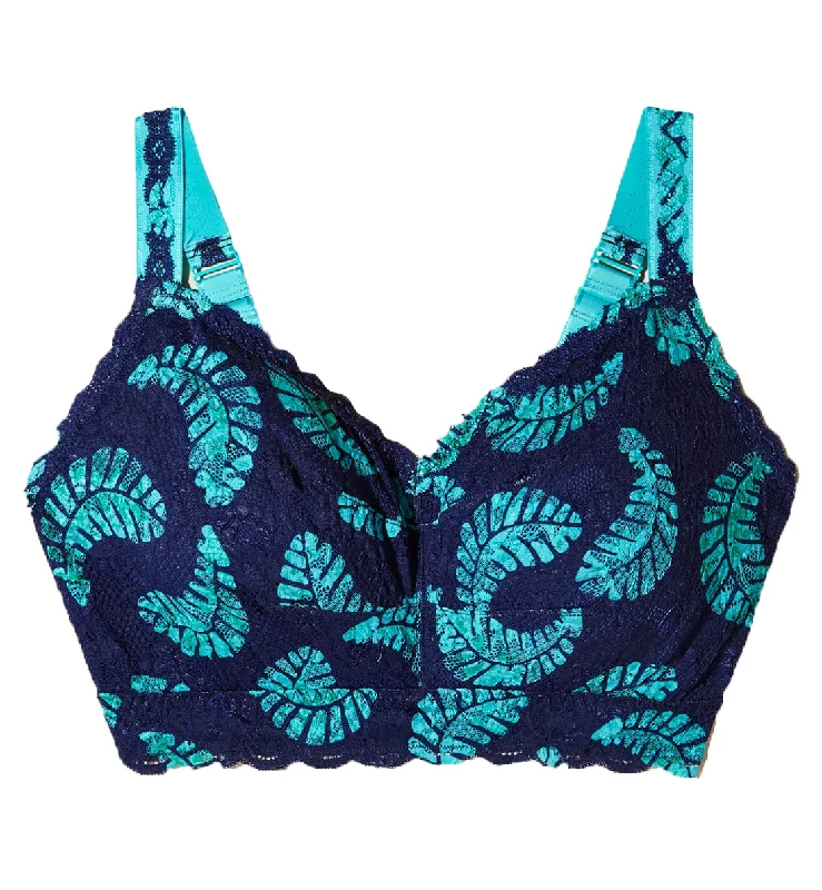 Cosabella Never Say Never Printed SUPER CURVY Sweetie Bralette (NEVEP1340) - Leaf