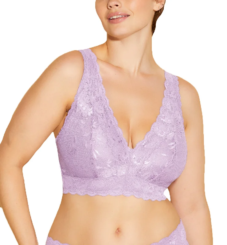 Cosabella Never Say Never SUPER CURVY Plungie Longline Bralette (NEVER1389) - Icy Violet