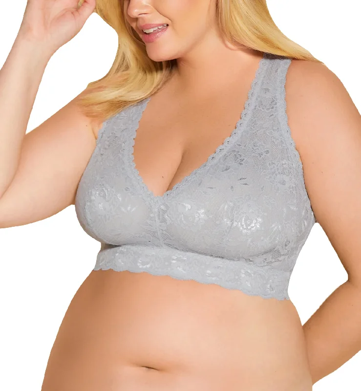 Cosabella NSN Ultra CURVY Racie Racerback Bralette (NEVER1353) - Dove Gray