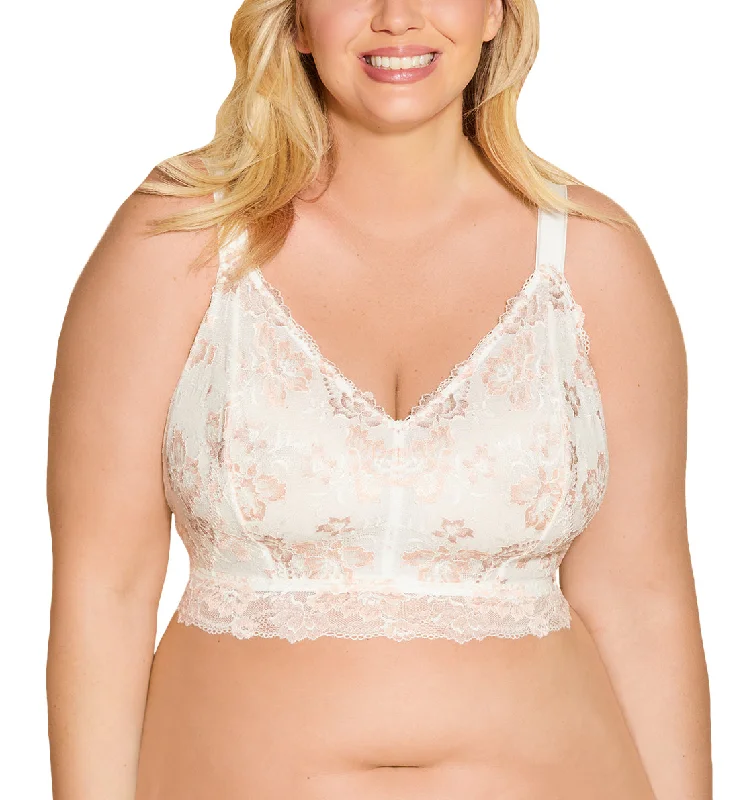 Cosabella Savona ULTRA Curvy Longline Bralette (SAVON1385) - Mandorla/Moon Ivory