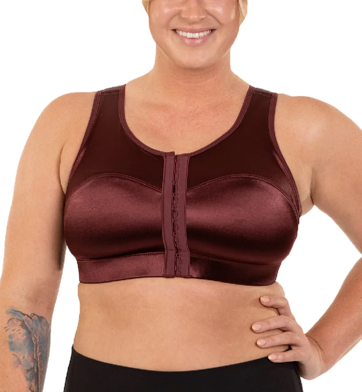 Enell Racer-Back Sports Bra (102) - Big Sky Burgundy