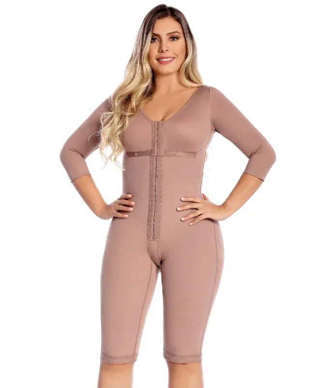 Final Sale Clearance Delie Fajas Fit 360 Knee Length With Sleeves