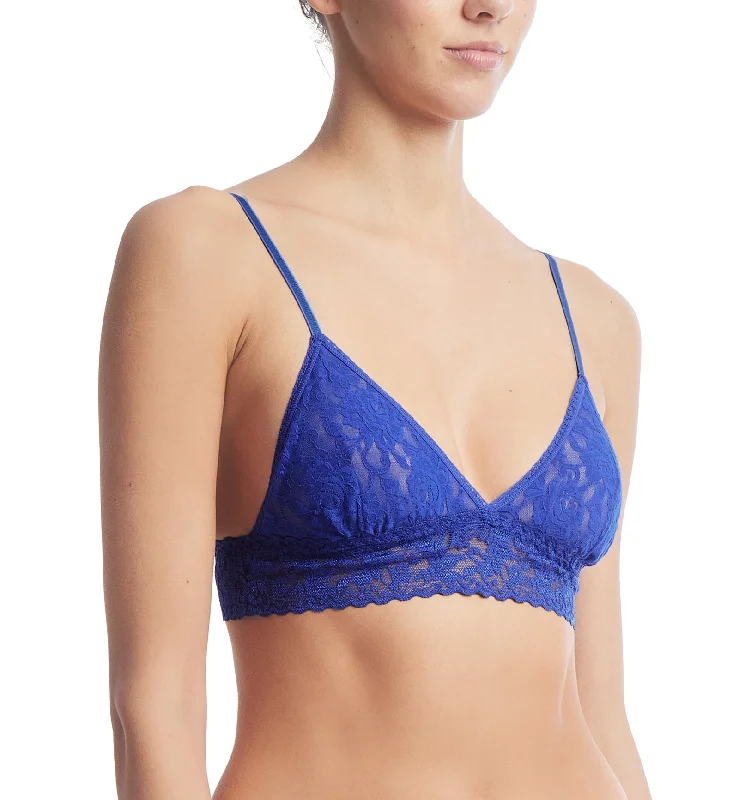 Hanky Panky Signature Lace Padded Triangle Bralette (487004) - Cobalt