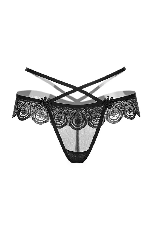 Lace Romance Open Thong