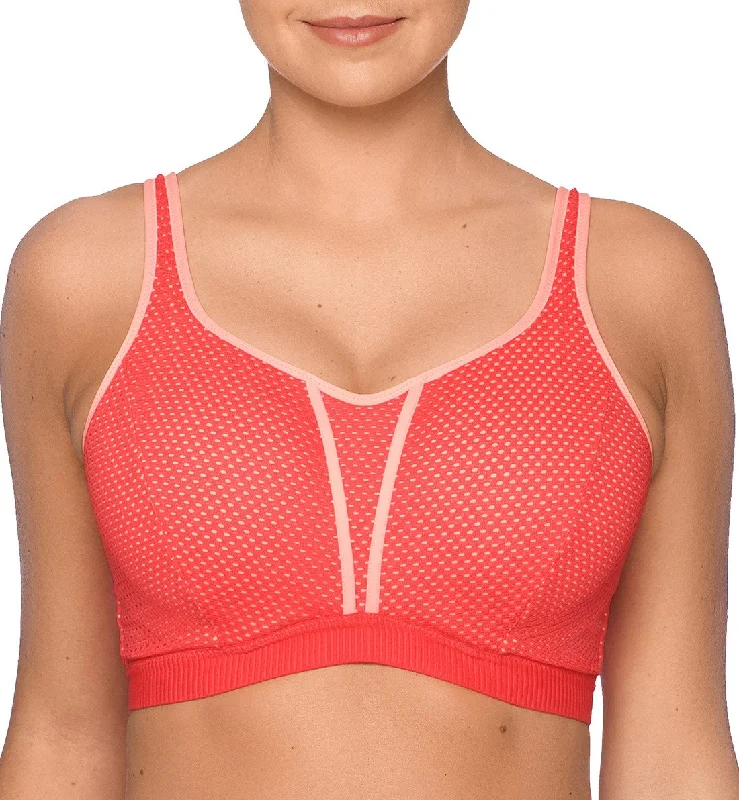 PrimaDonna Sport The Mesh Padded Underwire Sports Bra (6000216) - Sparkling Pink